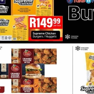 Burgers at Take n Pay