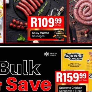 Sausages at Take n Pay