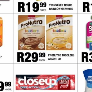 Cereal at Take n Pay