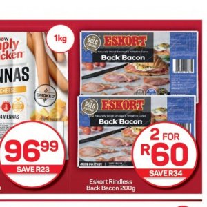 Bacon at Pick n Pay Hyper