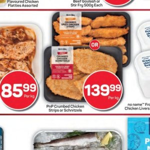 Schnitzel at Pick n Pay Hyper