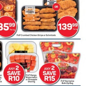 Schnitzel at Pick n Pay Hyper