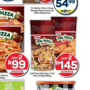 Pizza at Pick n Pay Hyper