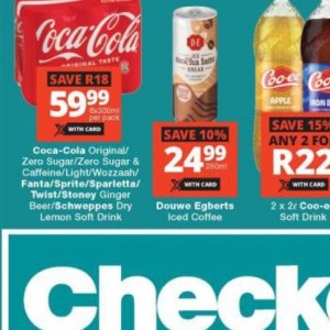  Coca Cola at Checkers