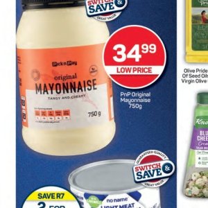 Mayonnaise at Pick n Pay Hyper