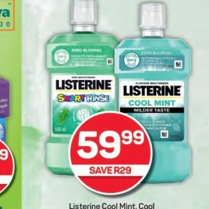 Mouthwash listerine  at Pick n Pay Hyper