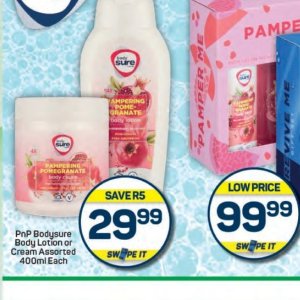 Body lotion at Pick n Pay Hyper