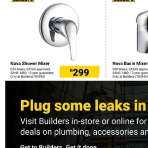 Plug at Builders Warehouse