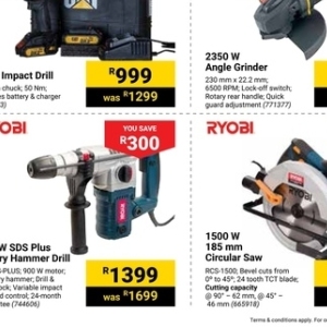 Circular saw at Builders Warehouse