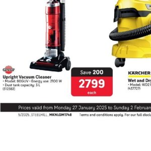 Vacuum cleaner at Makro