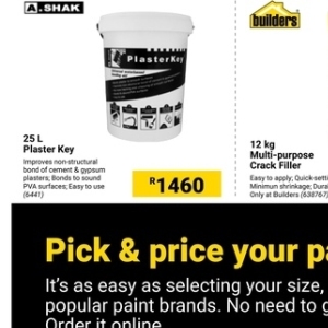 Plaster at Builders Warehouse