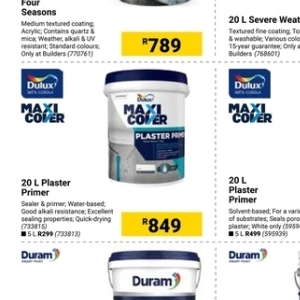 Sealer at Builders Warehouse