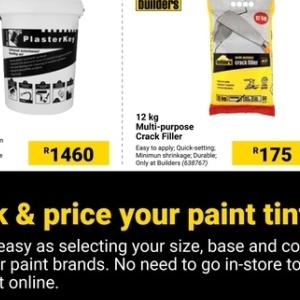 Paint at Builders Warehouse