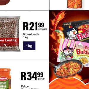 Lentils at Take n Pay