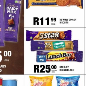 Chocolate at Take n Pay