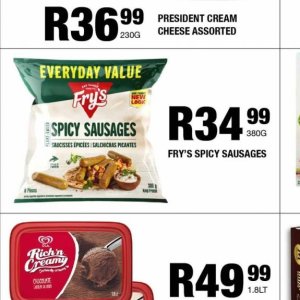 Sausages at Take n Pay