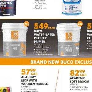 Plaster at BUCO