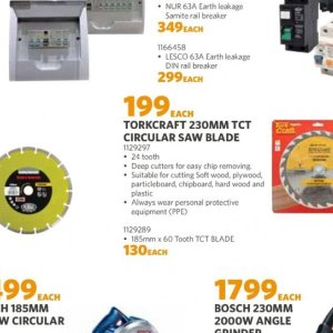 Circular saw at BUCO