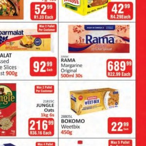 Margarine at Kit Kat Cash&Carry