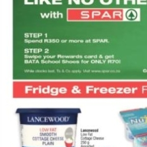 Cottage cheese at Spar