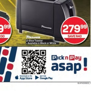 Toaster at Pick n Pay Hyper