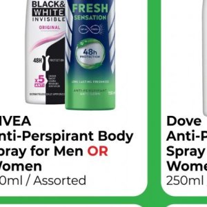 Body spray nivea  at Dis-Chem Pharmacies