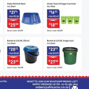 Bucket at Africa Cash and Carry