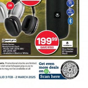 Speaker at Pick n Pay Hyper