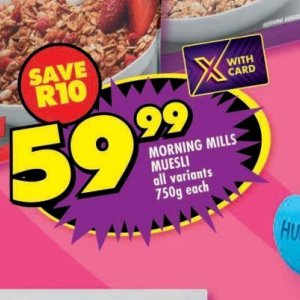 Muesli at Shoprite