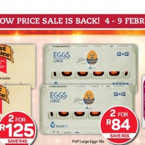 Eggs at Pick n Pay Hyper