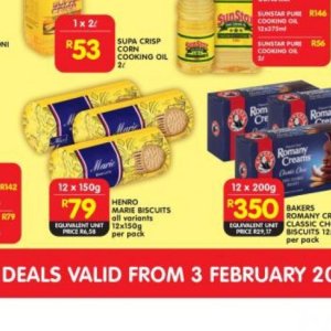 Biscuits at Shoprite