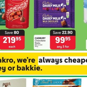 Chocolate at Makro