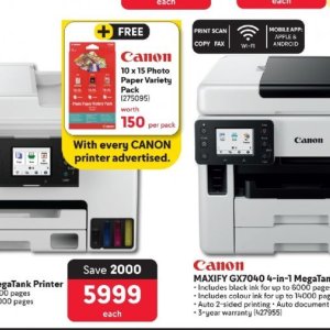 Printer at Makro