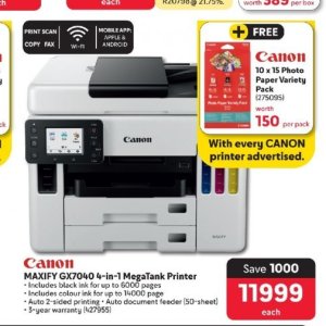 Printer at Makro