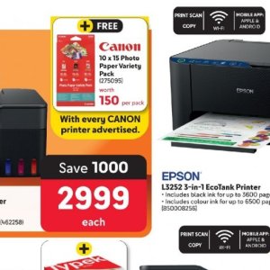 Printer at Makro