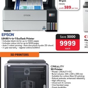 Printer at Makro