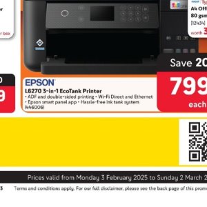 Printer epson  at Makro