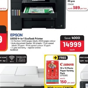 Printer epson  at Makro