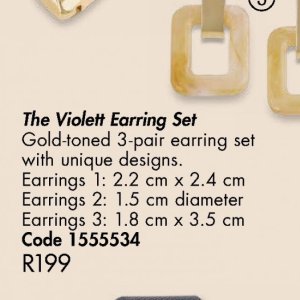 Earrings at Justine