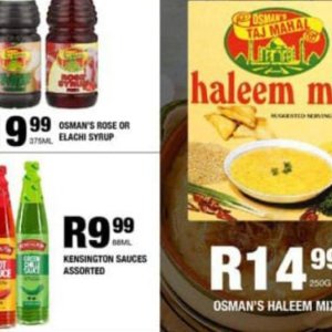 Sauces at Take n Pay