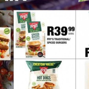 Spiced burgers at Take n Pay