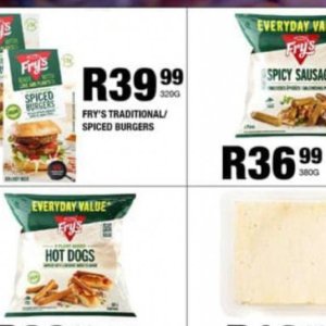 Burgers at Take n Pay