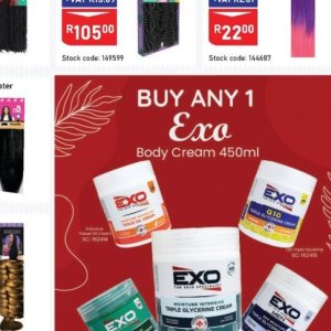 Body cream at Africa Cash and Carry