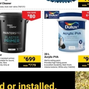 Paint at Builders Warehouse