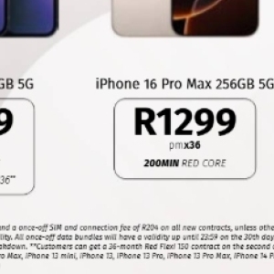 Iphone at Vodacom4U