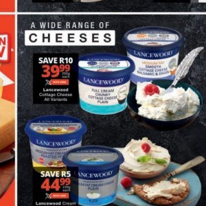 Cottage cheese at Checkers