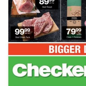 Beef at Checkers Hyper