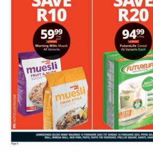 Muesli at Checkers