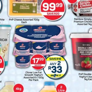 Yoghurt at Pick n Pay Hyper