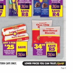 Biscuits at Shoprite